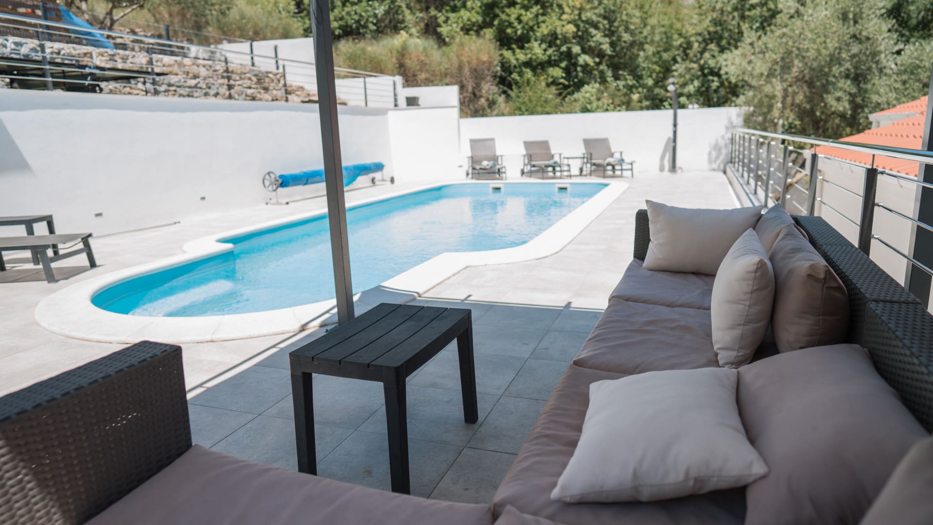 Cabana pool view